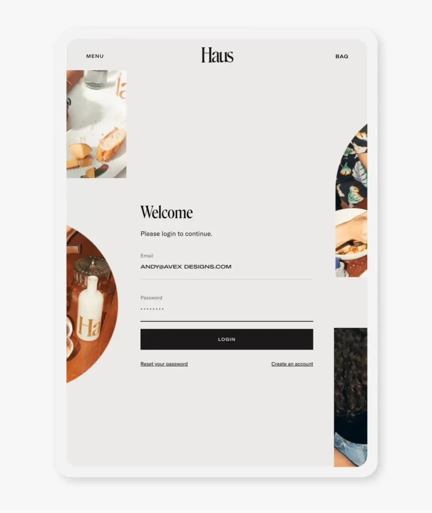 HAUS animations design by Pylogix