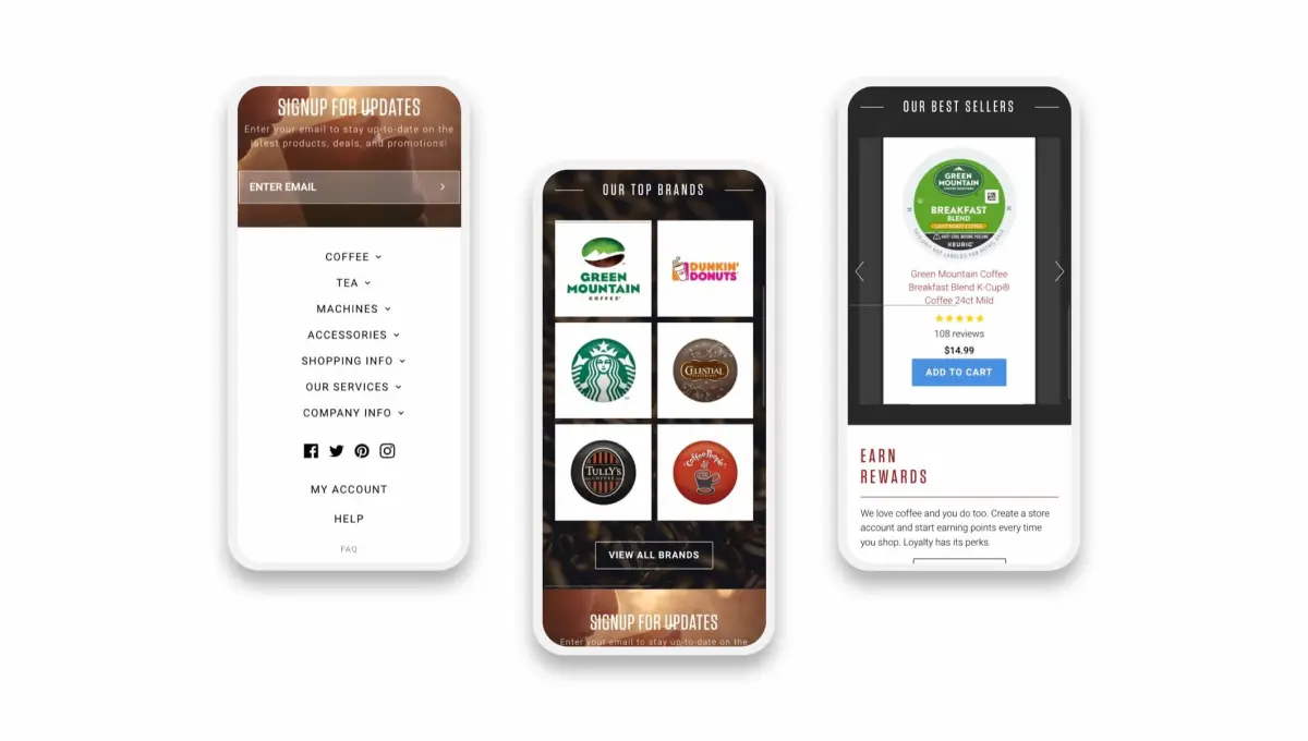 Coffee For Less the result design by Pylogix